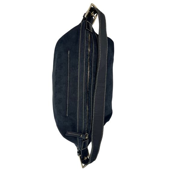 Dooney & Bourke Signature Logo Canvas Shoulder Bag Purse - Picture 6 of 10